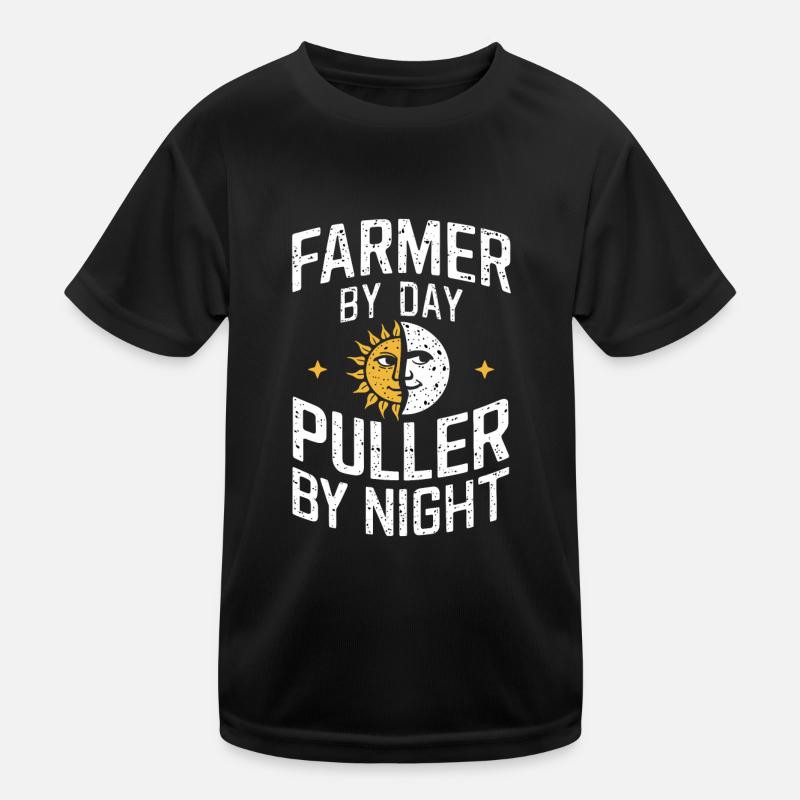 Tractor Pulling Tractor Pulling Tractor Power Farm Kinder Funktions-T-Shirt