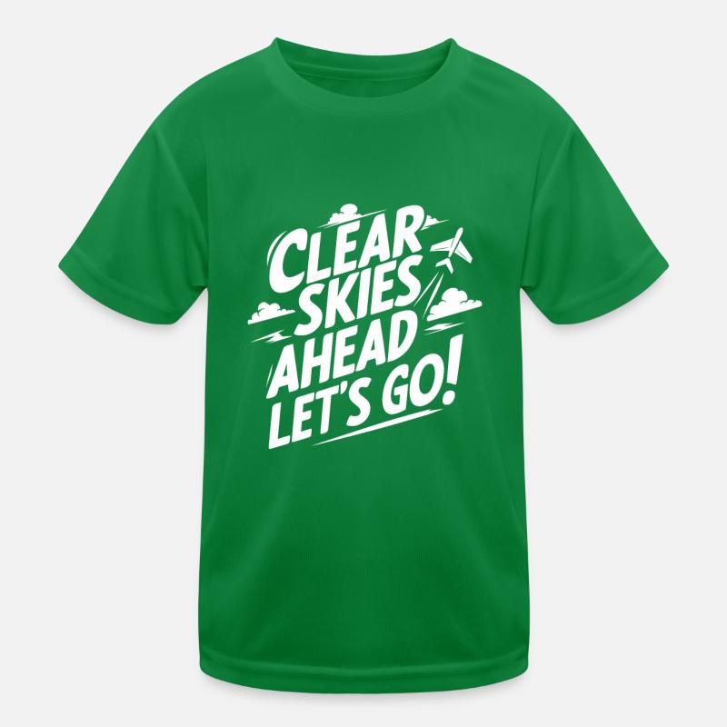 Air Traffic Controller Aircraft Flight Service Kids Functional T-Shirt