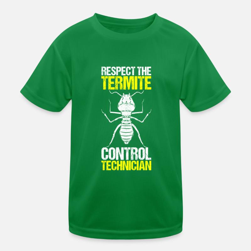 Pest Control Exterminator Kids Functional T-Shirt