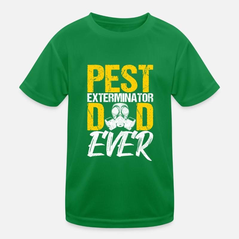 Pest Control Exterminator Kids Functional T-Shirt