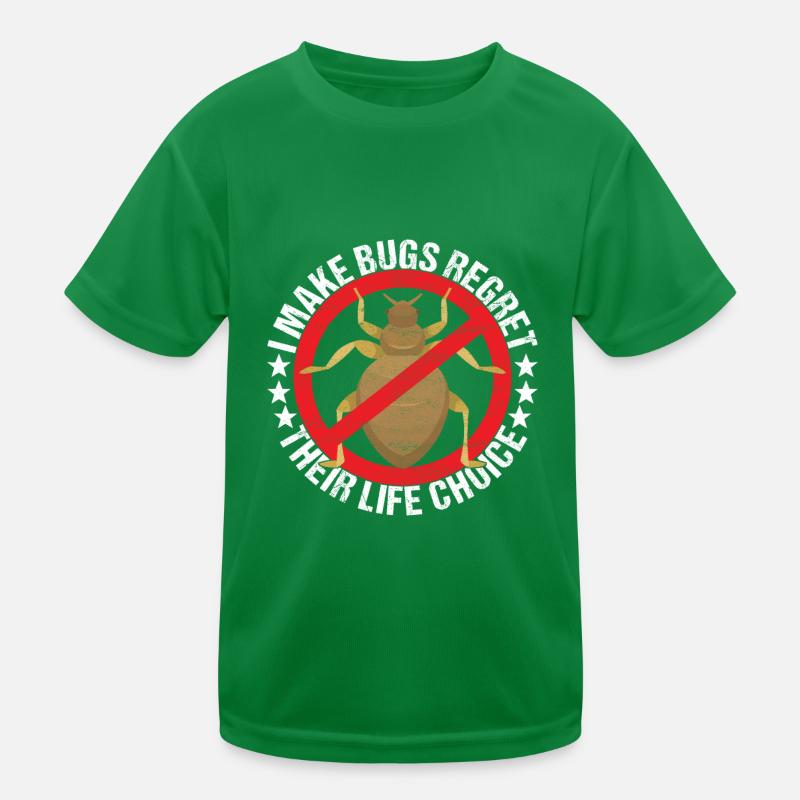 Pest Control Exterminator Kids Functional T-Shirt