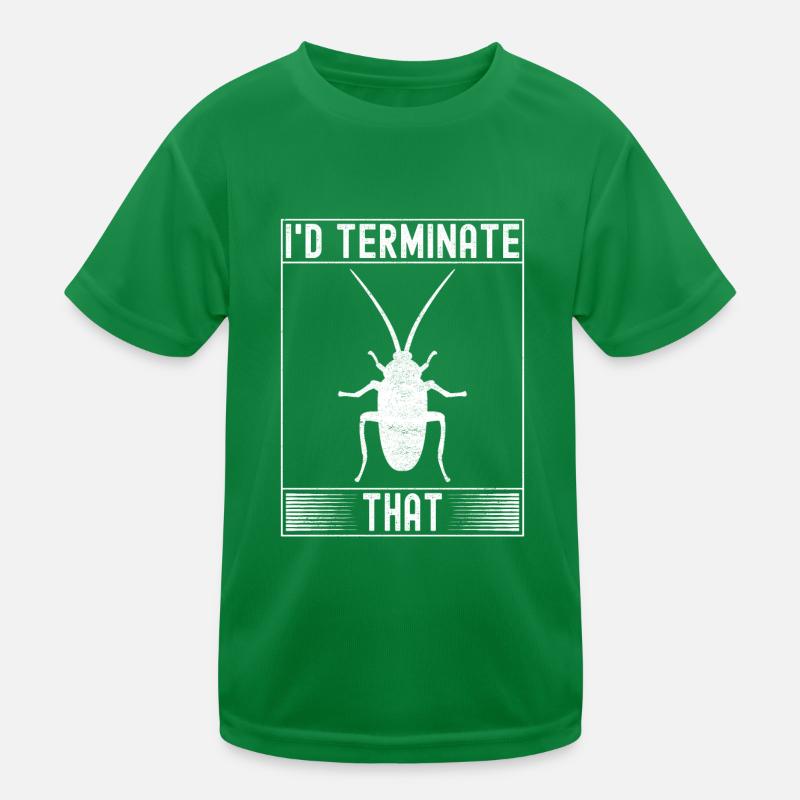 Pest Control Exterminator Kids Functional T-Shirt