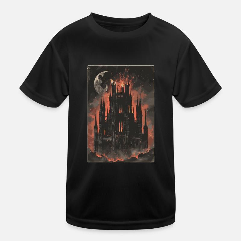 Der Turm Tarot Kinder Funktions-T-Shirt
