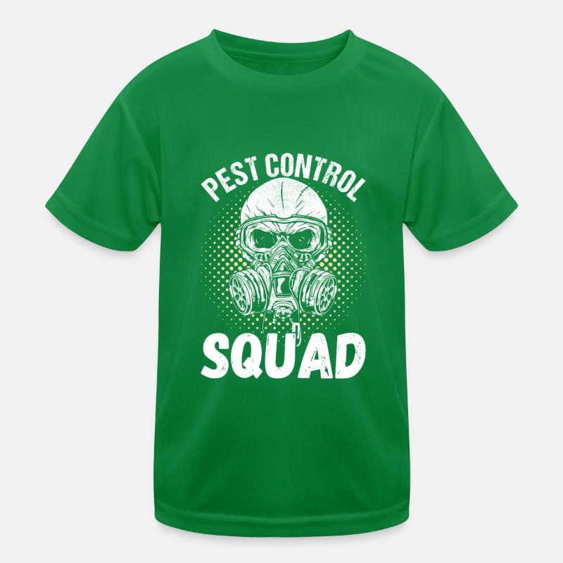 Pest Control Exterminator Kids Functional T-Shirt