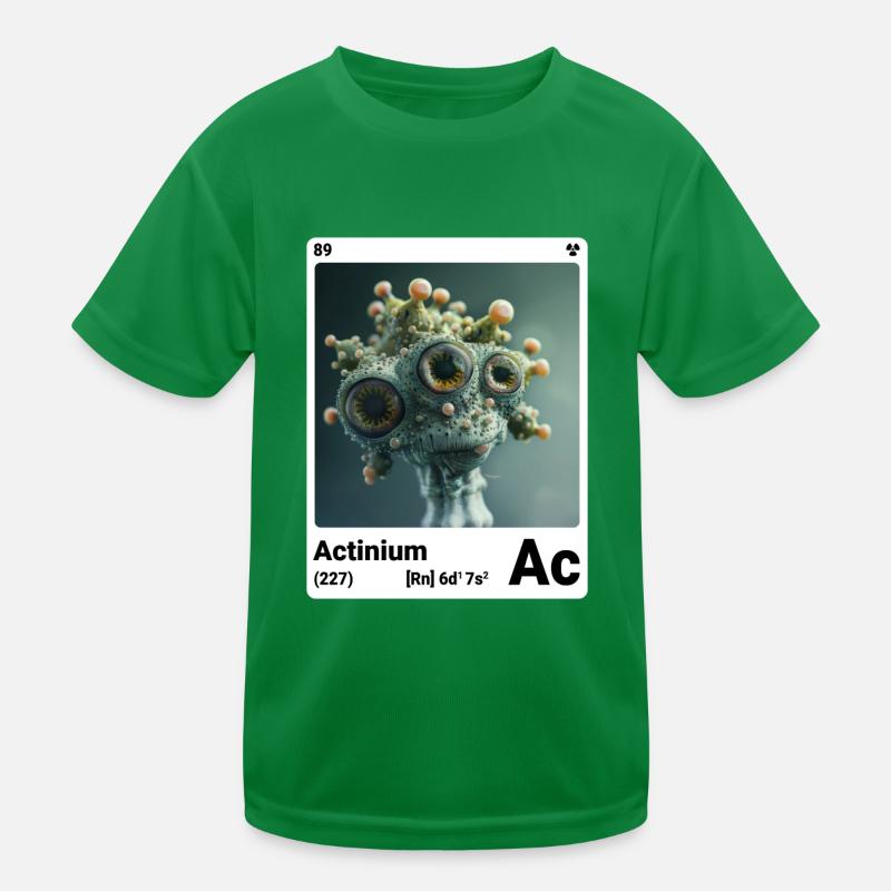 Actinium - Ac - Élément chimique 089 T-shirt sport Enfant