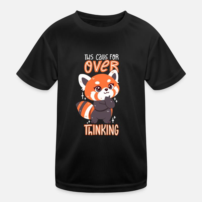 Le panda roux réfléchit trop T-shirt sport Enfant