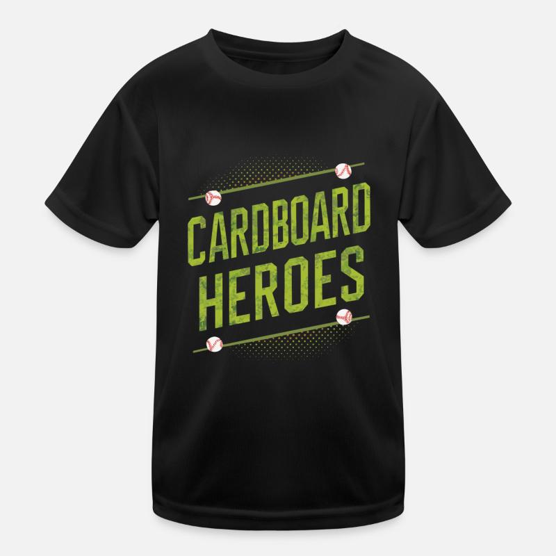 Baseball Cards Baseball Player Baseball Fan Gift Kids Functional T-Shirt