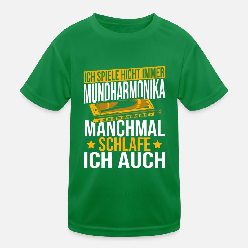 Jouer de l’harmonica cadeau T-shirt sport Enfant