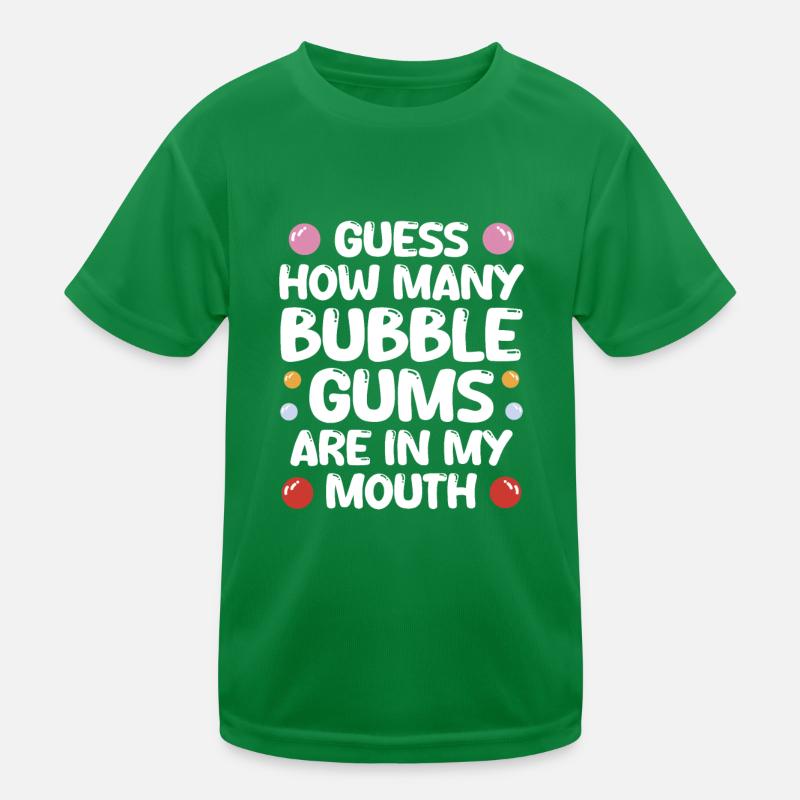 Bubble Gums In My Mouth Kinder Funktions-T-Shirt