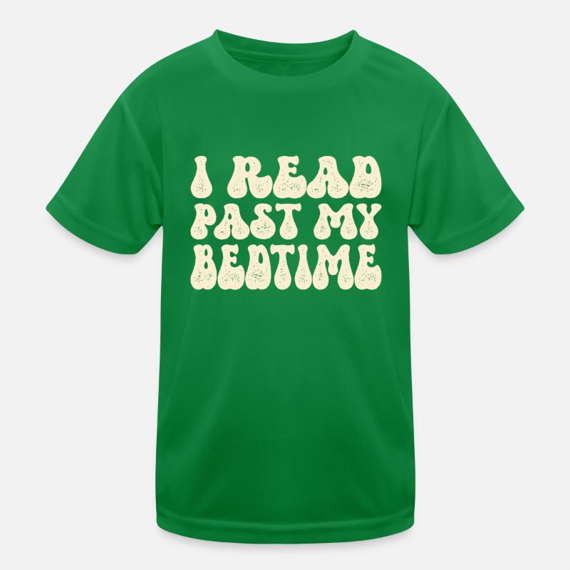 Library Book Lover Reading Bookworm Kids Functional T-Shirt