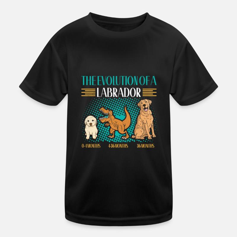 EVOLUTION OF A LABRADOR RETRIEVER Besitzer Kinder Funktions-T-Shirt