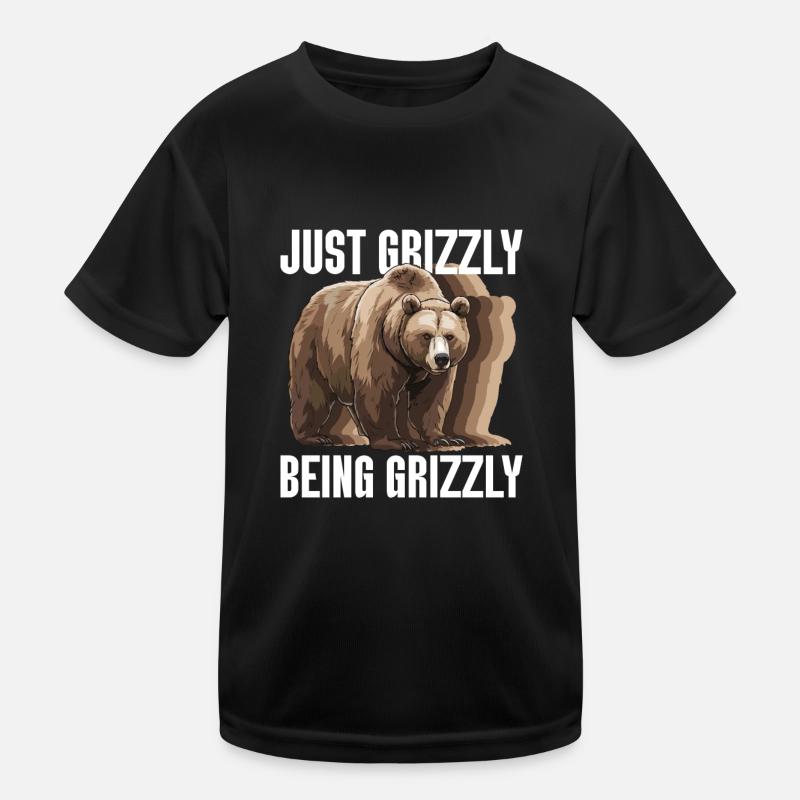 Grizzly Ours brun Ours brun T-shirt sport Enfant