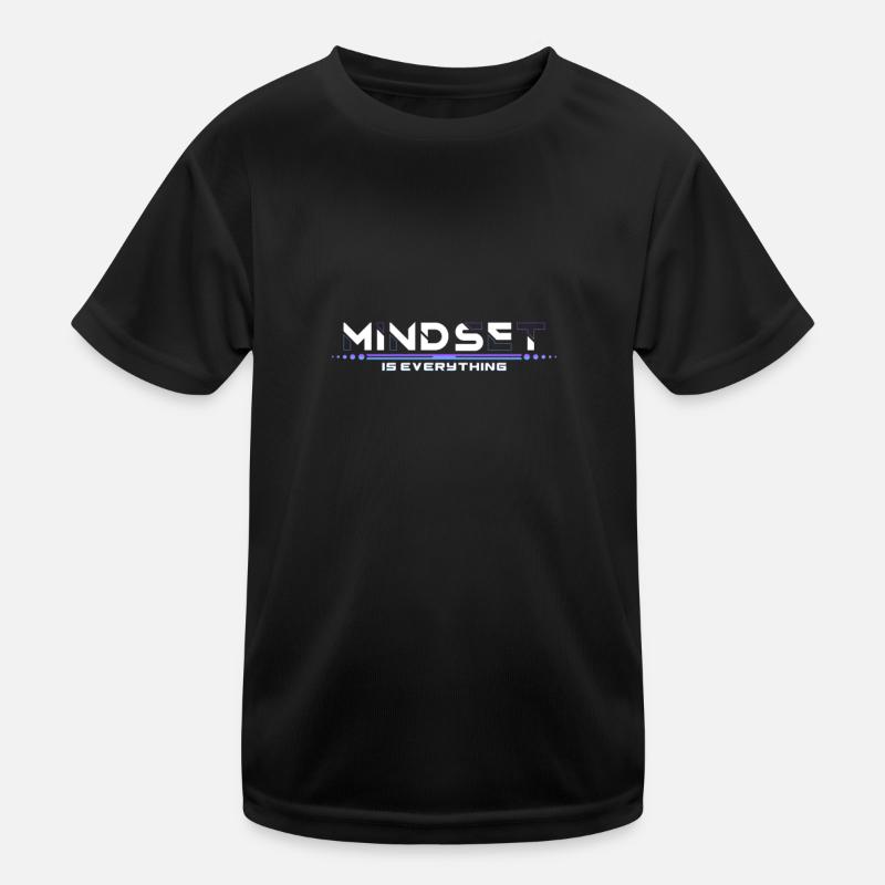 Mindset ist alles Motivation Kinder Funktions-T-Shirt