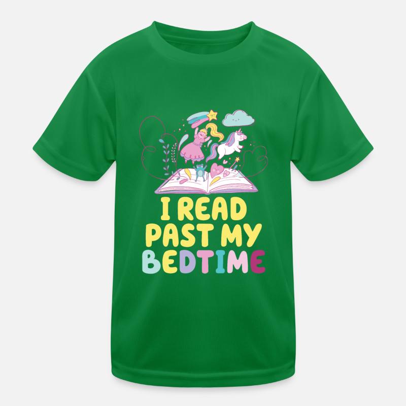 Je lis licorne après le coucher T-shirt sport Enfant