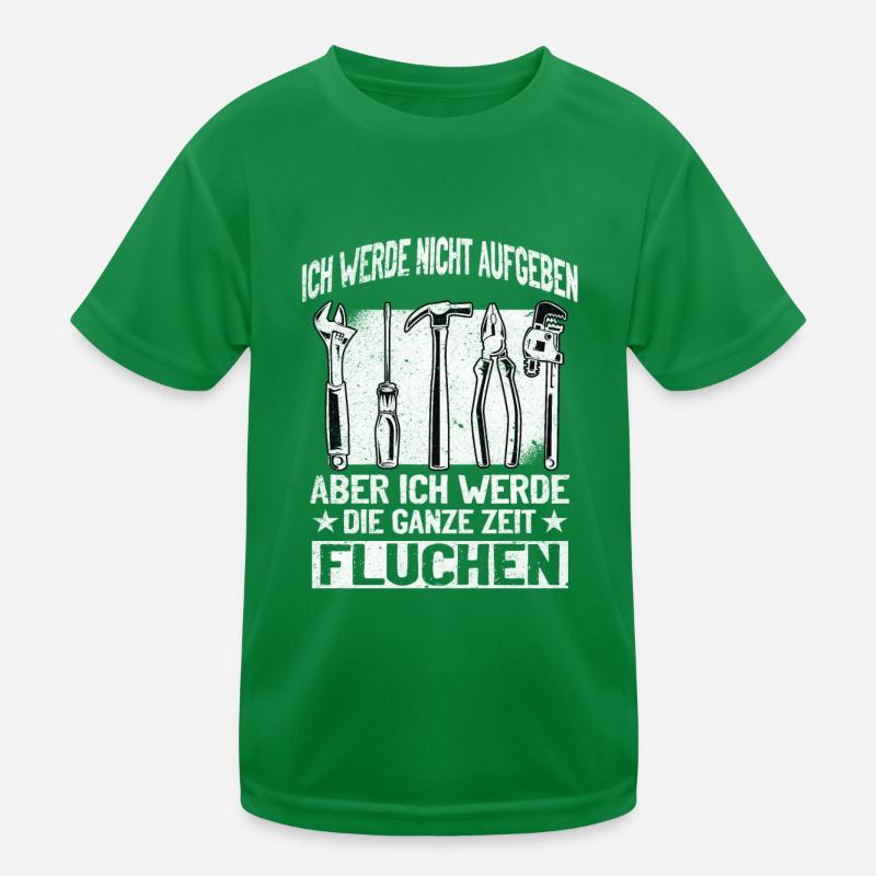 Artisan N’abandonnez jamais, jurez de manière créative ! T-shirt sport Enfant
