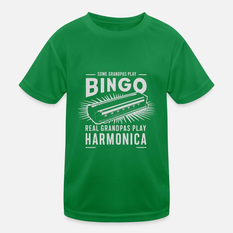 Cadeau de jeu d’harmonica T-shirt sport Enfant