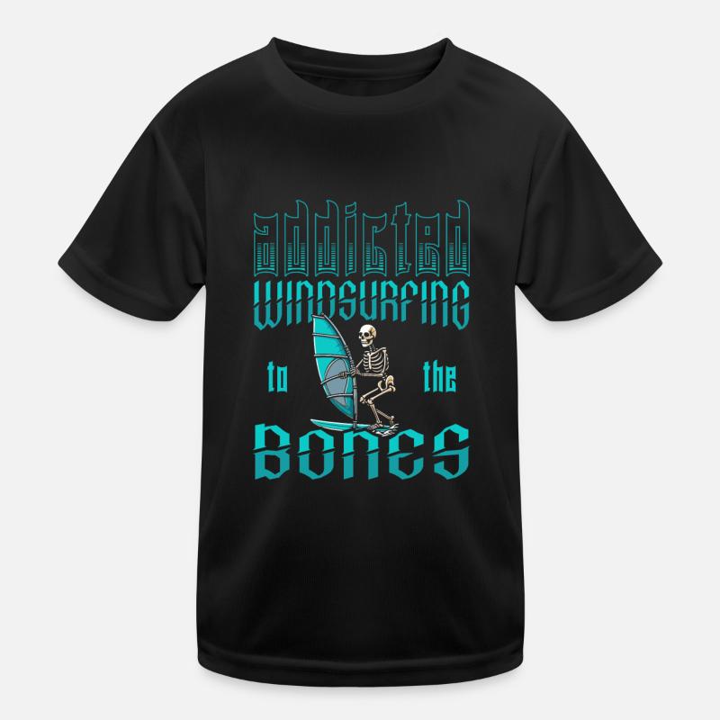 Windsurfing Windsurfers Kids Functional T-Shirt