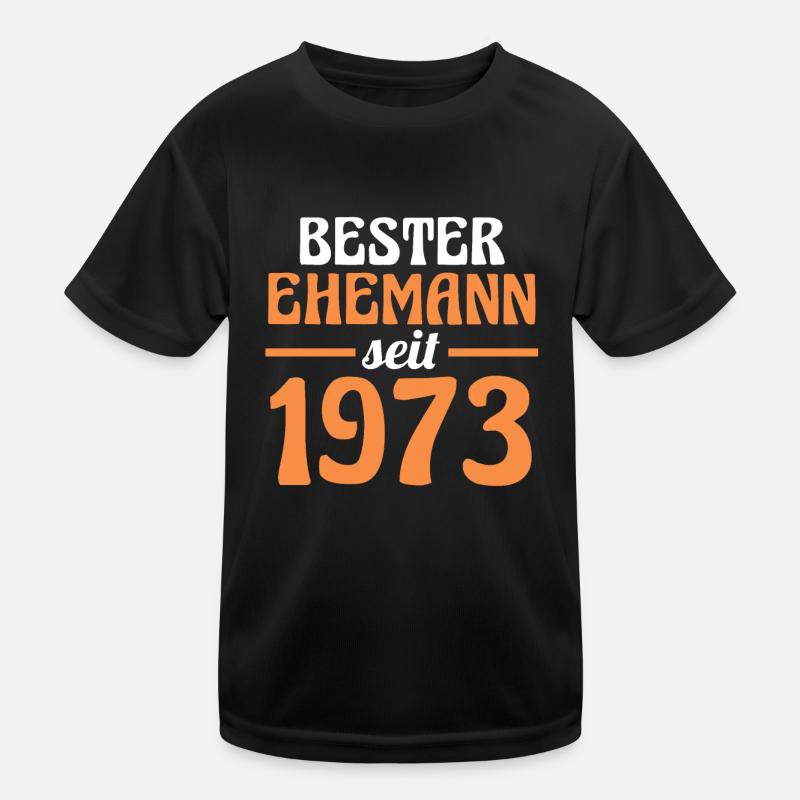 Valentinstag Bester Ehemann Seit 1973 Kinder Funktions-T-Shirt