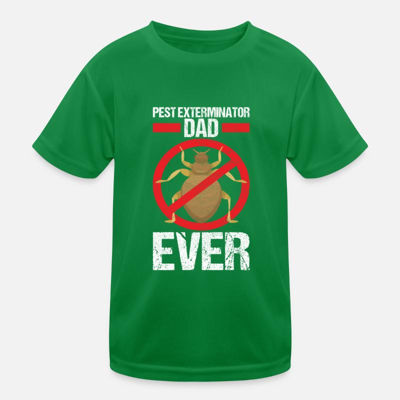 Pest Control Exterminator Kids Functional T-Shirt