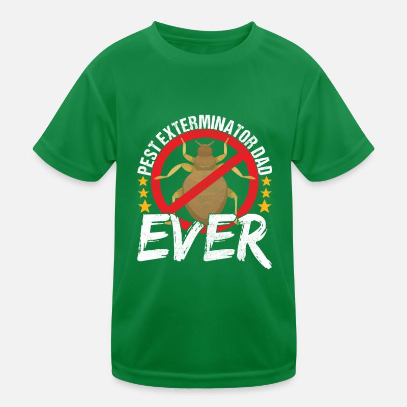 Pest Control Exterminator Kids Functional T-Shirt