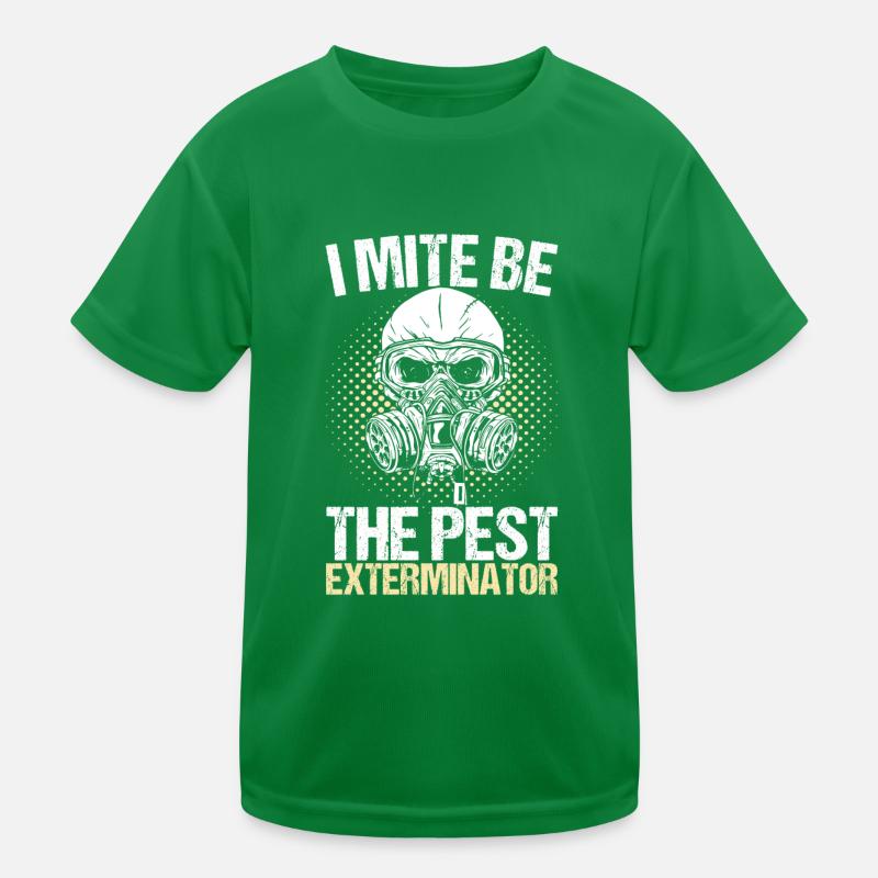 Pest Control Exterminator Kids Functional T-Shirt