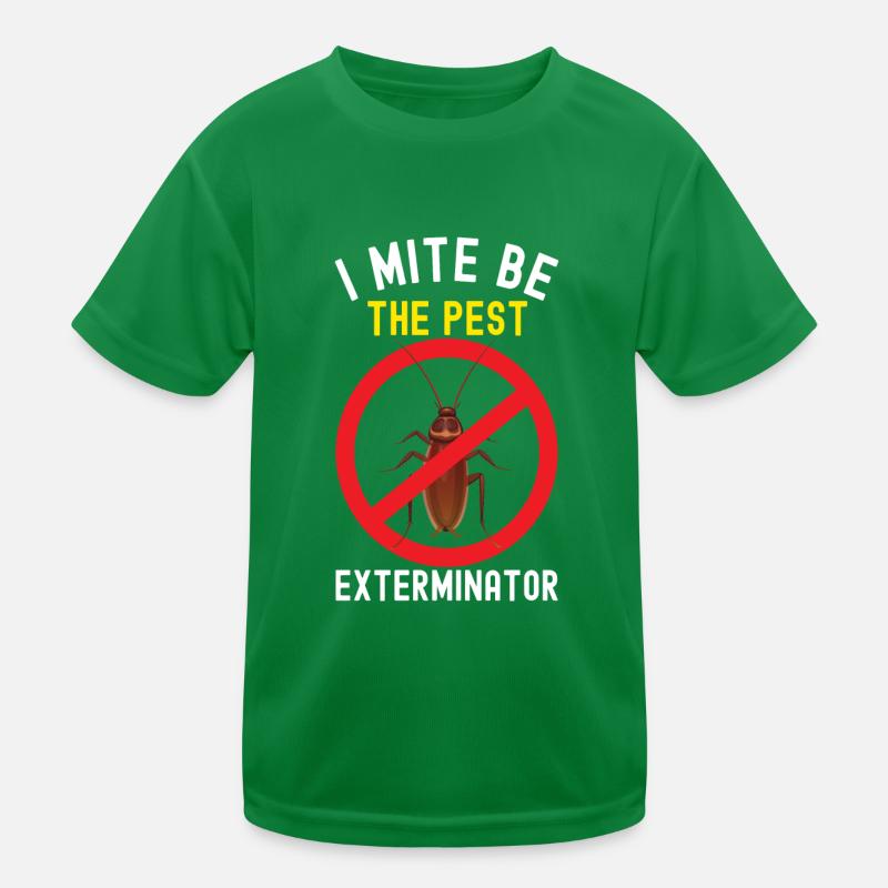 Pest Control Exterminator Kids Functional T-Shirt