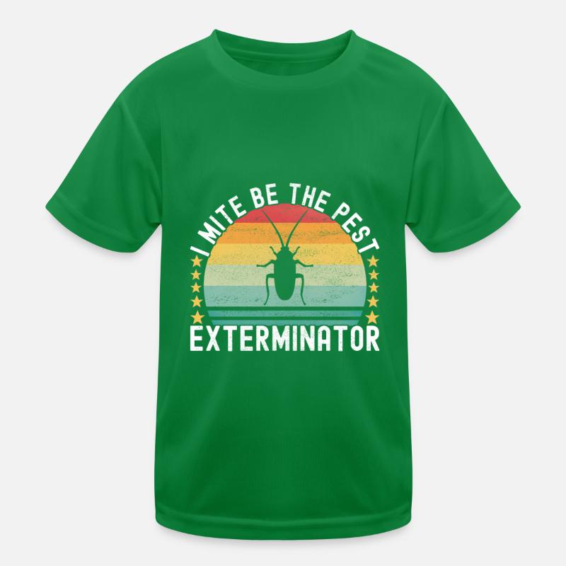 Pest Control Exterminator Kids Functional T-Shirt