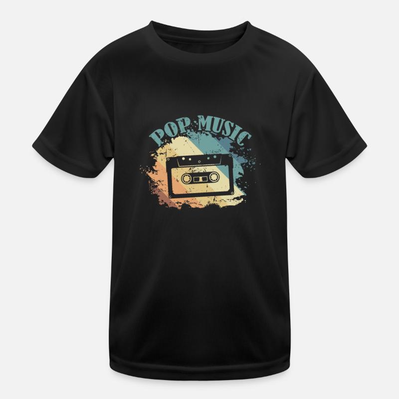 Pop Music R'n'B Cassette Kids Functional T-Shirt