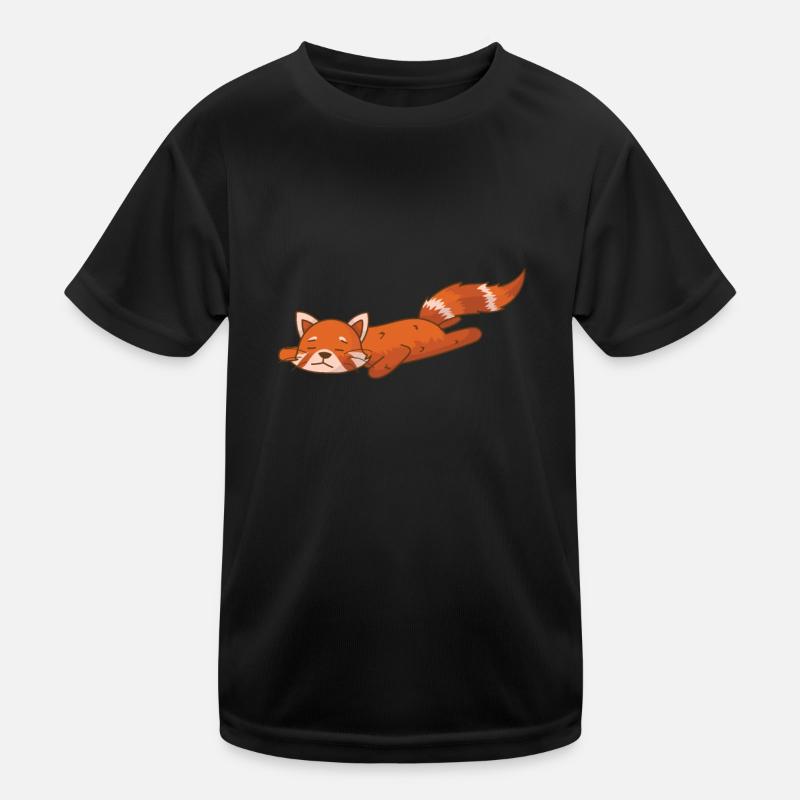 roter Panda Bärenkatze Bambus Kinder Funktions-T-Shirt