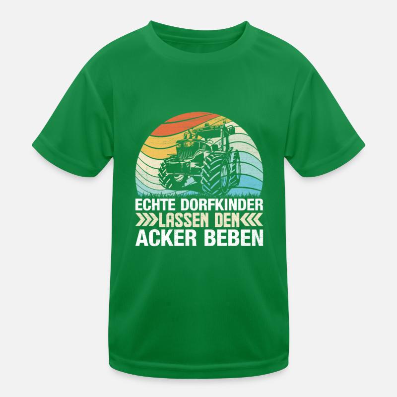 Tractor Kids Functional T-Shirt