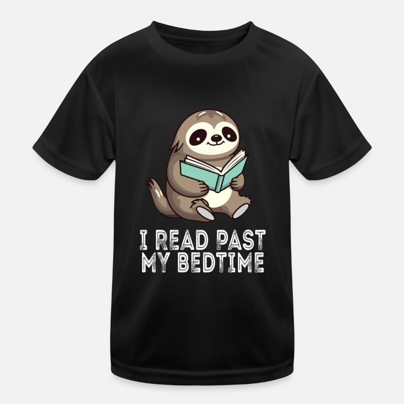 I read after bedtime reading Sloth Kids Functional T-Shirt