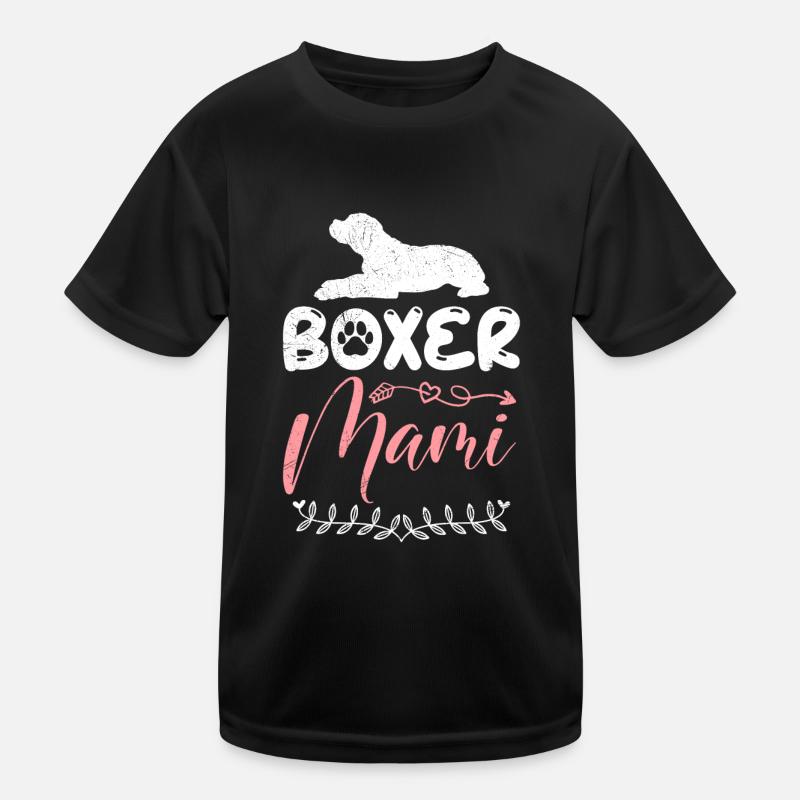 Deutscher Boxer Hundebesitzerin BOXER MAMI Kinder Funktions-T-Shirt