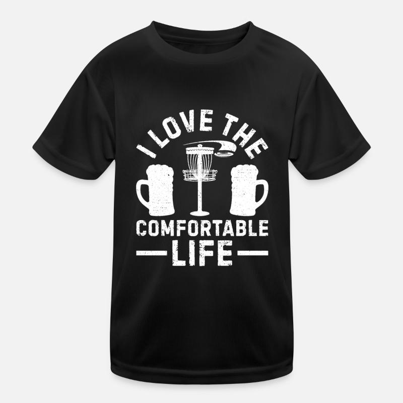 Disc Golf Disc Golfing - I love the comfortable li Kids Functional T-Shirt