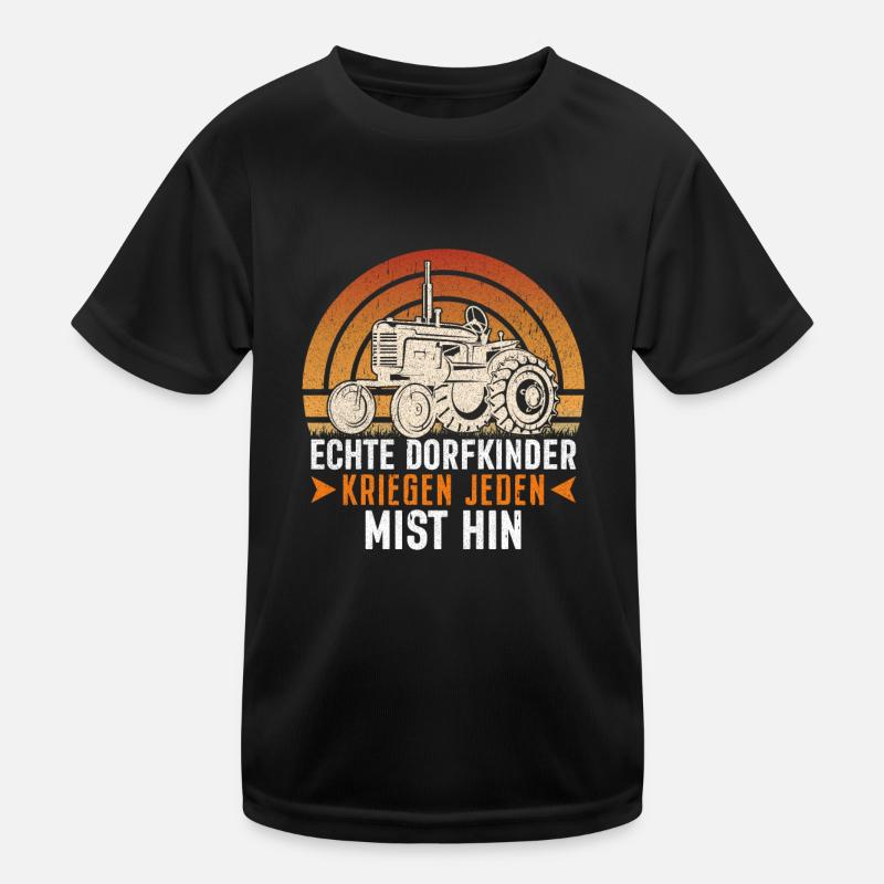 Déclaration du Village Dire du Fermier T-shirt sport Enfant