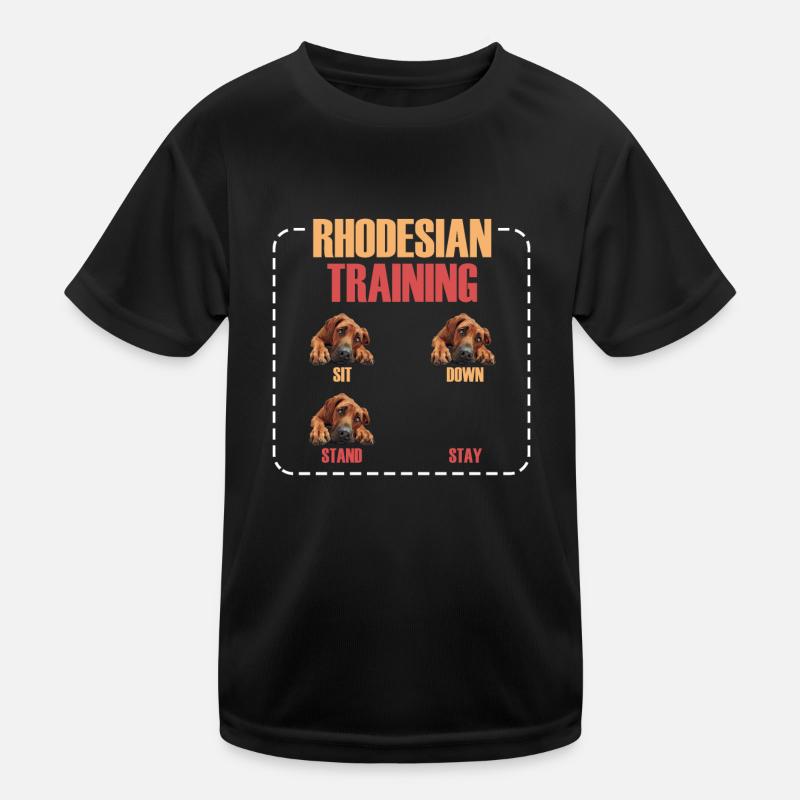 Rhodesian Training Propriétaire de Rhodesian Ridgeback T-shirt sport Enfant