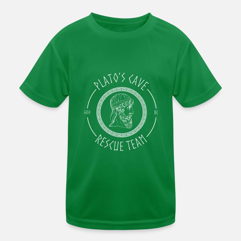 La caverne de Platon Philosophie grecque ancienne Fun T-shirt sport Enfant