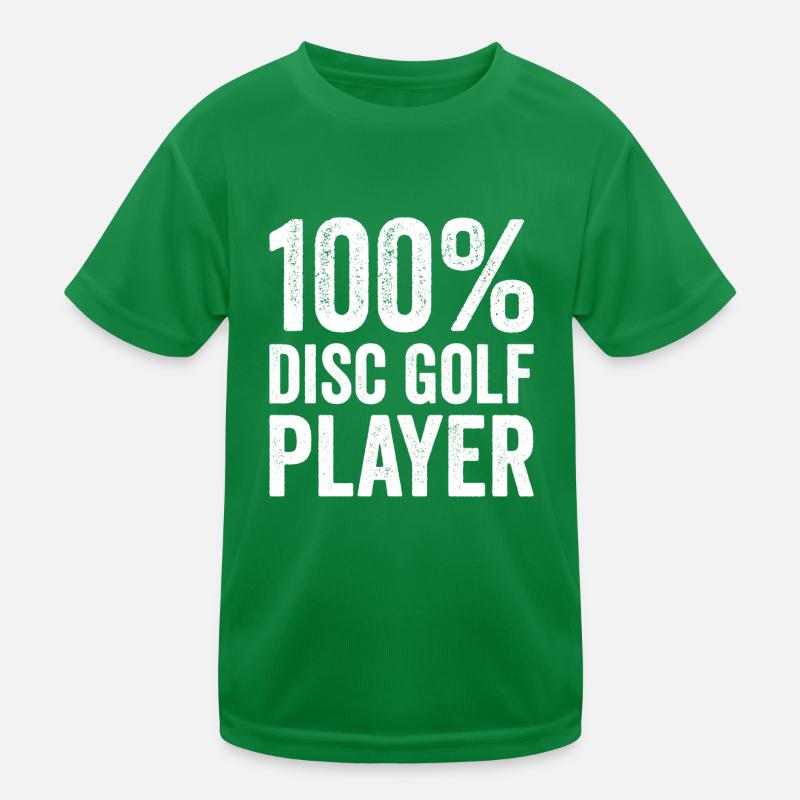 Lecteur de disc golf 100% disc golf T-shirt sport Enfant