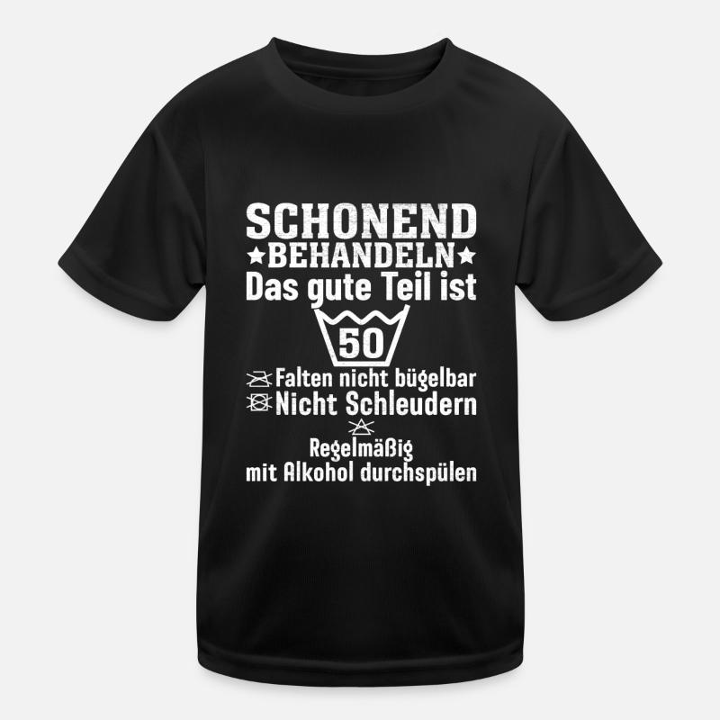 Instructions d’entretien 50 ans T-shirt sport Enfant