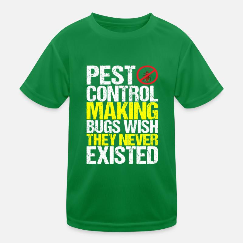 Pest Control Exterminators Kids Functional T-Shirt