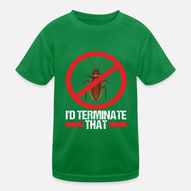 Pest Control Exterminators Kids Functional T-Shirt