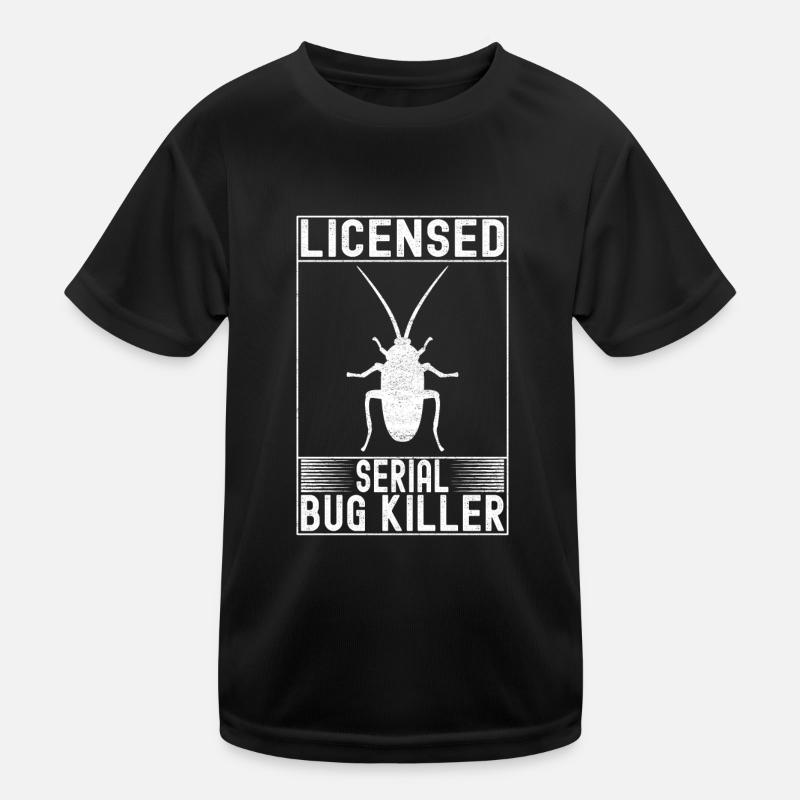 Schädlingsbekämpfung Kammerjäger - Kinder Funktions-T-Shirt - Schwarz