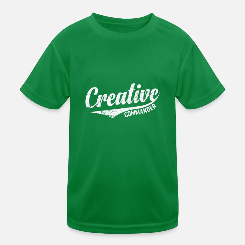 Creative Commander Kids Functional T-Shirt