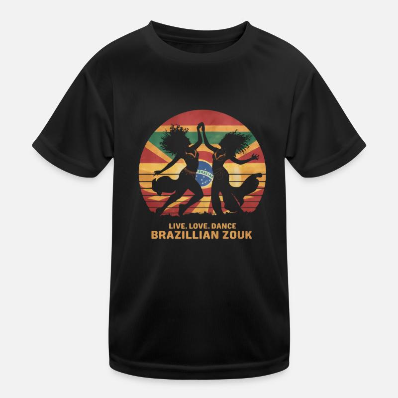 Zouk-Tanz-Geschenk Kinder Funktions-T-Shirt