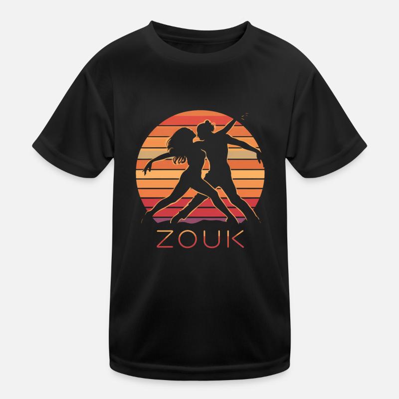Zouk Dance Gift Kids Functional T-Shirt