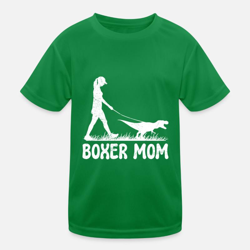 BOXER MAMA Deutscher Boxer Hundemama Boxer Kinder Funktions-T-Shirt