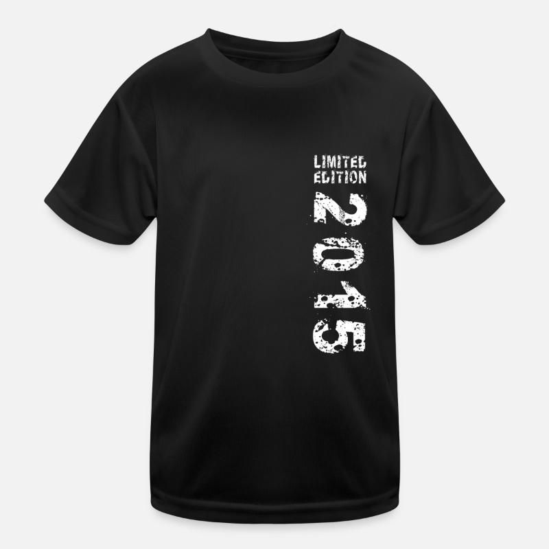 2015 Geburtstag Geschenkidee Vintage Edition 2015 - Kinder Funktions-T-Shirt - Schwarz