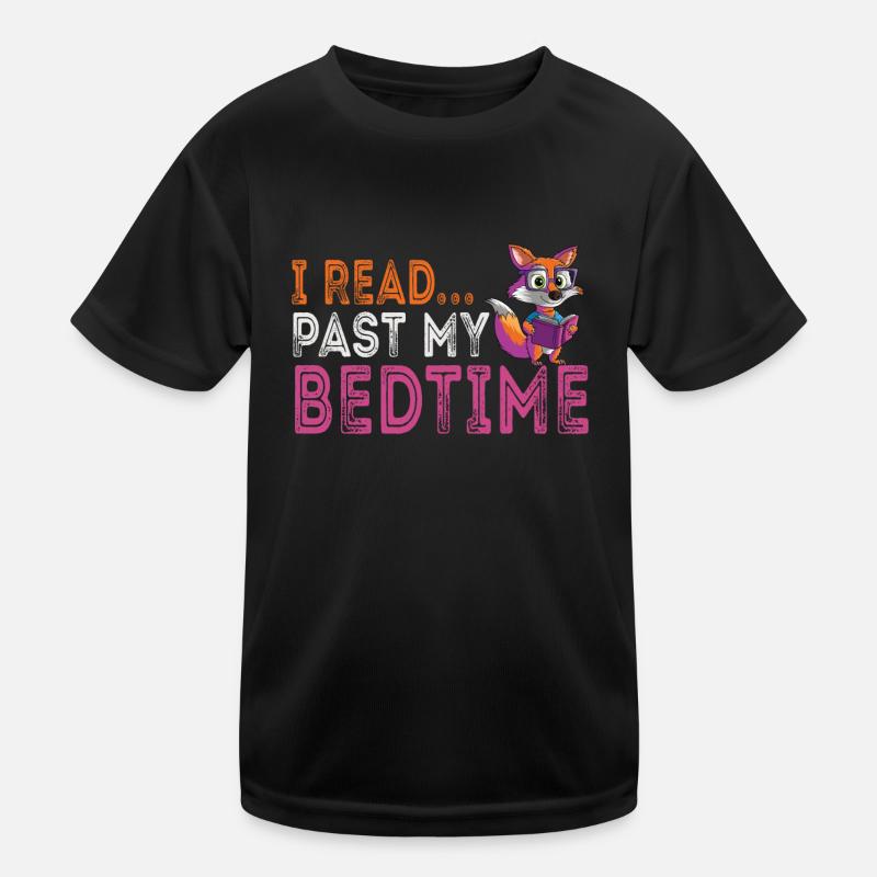 Je lis Lesefuchs après le coucher T-shirt sport Enfant