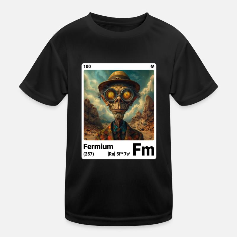 AI am Fermium (at) Modezeitschrift nerdy Kinder Funktions-T-Shirt