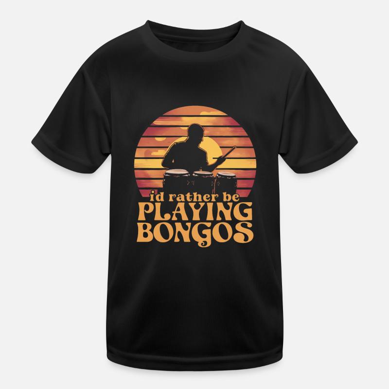 Bongo Musik Geschenk Kinder Funktions-T-Shirt