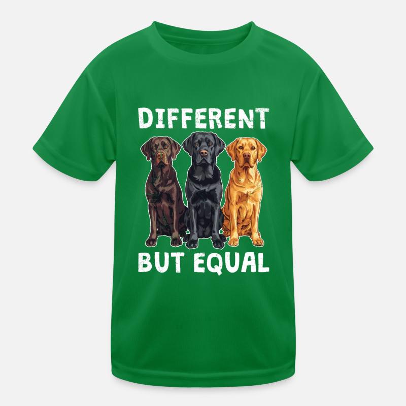 Chiens labrador LABRADOR DIFFÉRENTS MAIS ÉGAUX T-shirt sport Enfant